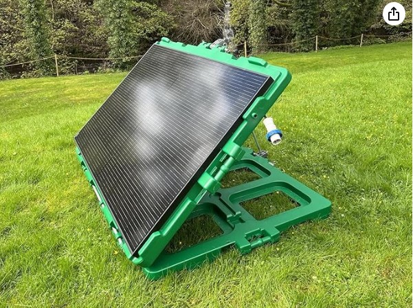 Reduce Your Energy Bills Modular Solar Unit- Easy into Outdoor Mains Socket | Daisy-Chain up to 10 Units, Save £100/Year on bills per unit, 4.5-Year Payback in UK Weather